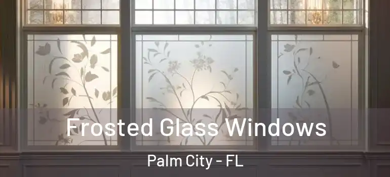  Frosted Glass Windows Palm City - FL