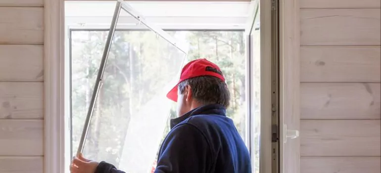 Expandable Window Screen Installation in Palm City, FL