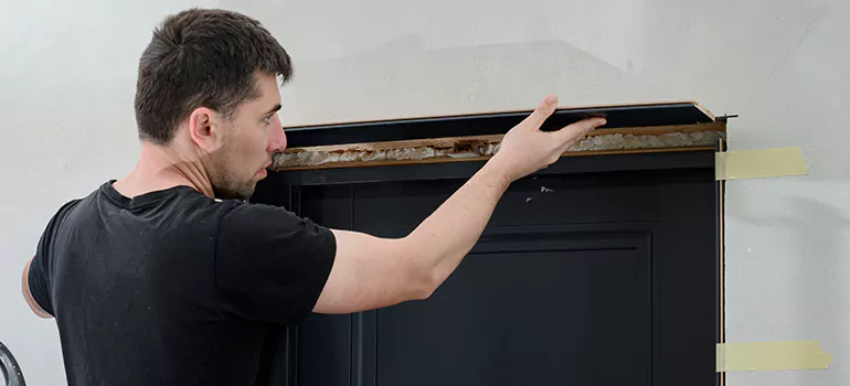 Wood Door Hole Repair in Palm City, FL