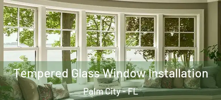  Tempered Glass Window Installation Palm City - FL