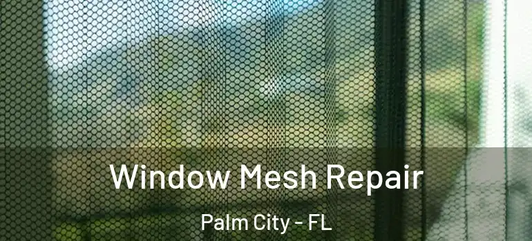  Window Mesh Repair Palm City - FL