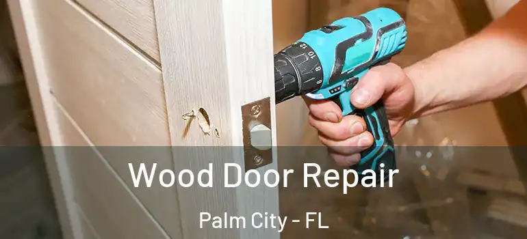  Wood Door Repair Palm City - FL